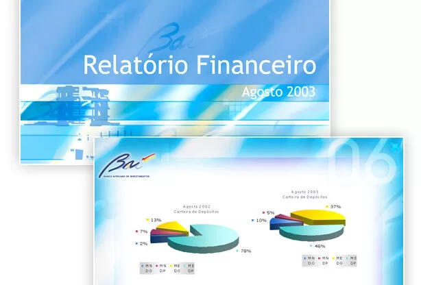 Banco Bai – Relatório Financeiro em Multimídia