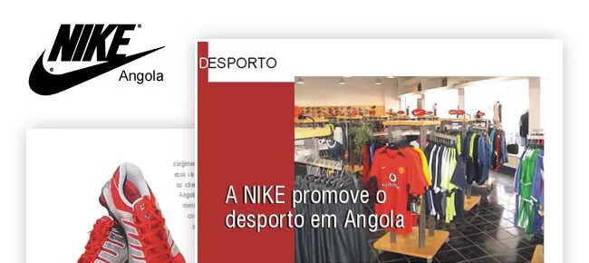 Nike – Editoração de Matéria Africa Today