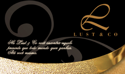 Folheto de Luxo Lust & Co