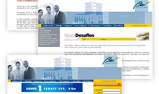 Banco Bai Website Internet Banking